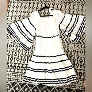 Linen Rick rack dress